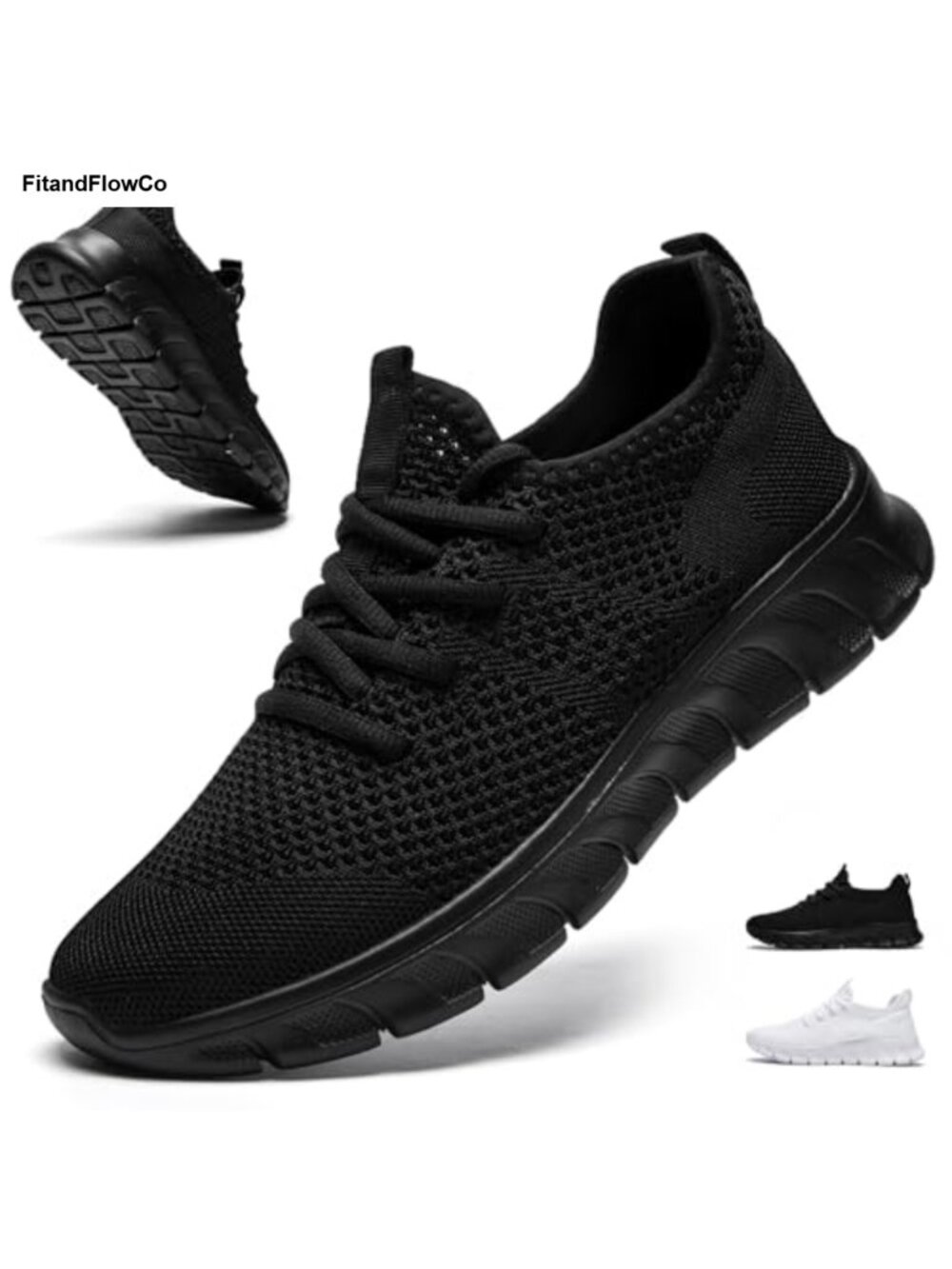 Women's Breathable Mesh Slip-On Running Sneakers Lightweight Non-Slip Athletic